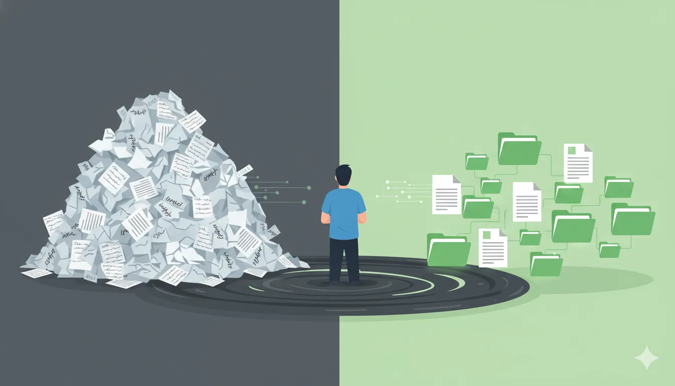 A phone scanning a business card and extracting contact information