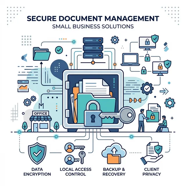 Secure Document Management concept