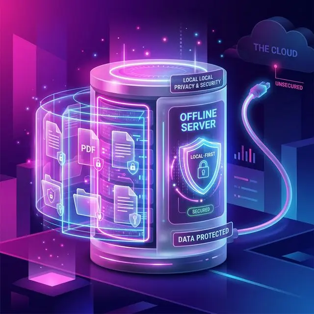 A fast, secure, local-first computer server protecting files offline